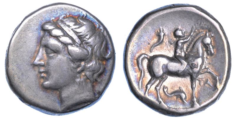 CALABRIA - TARANTO. Nomos (periodo Campano-Tarantino), 281-228 a.C.  - Asta Numismatica - I - Cambi Casa d'Aste