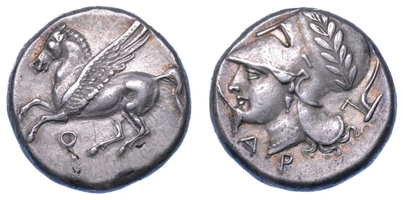 CORINZIA - CORINTO. Statere, 350/345-285 a.C.  - Asta Numismatica - I - Cambi Casa d'Aste
