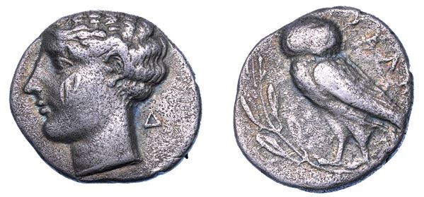 LUCANIA - VELIA. Dracma, 440/35-400 a.C.