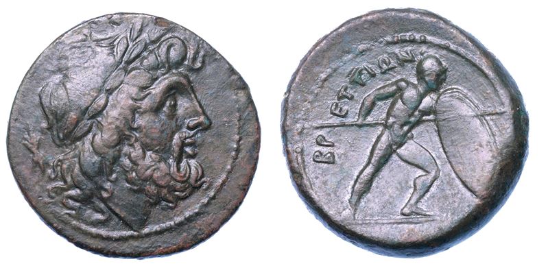 BRUTTIUM - BRETTI. Oncia, 214-211 a.C.  - Asta Numismatica - I - Cambi Casa d'Aste