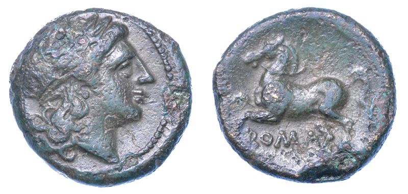 REPUBBLICA ROMANA - ANONIME. Mezza litra, 234-231 a.C.  - Asta Numismatica - I - Cambi Casa d'Aste
