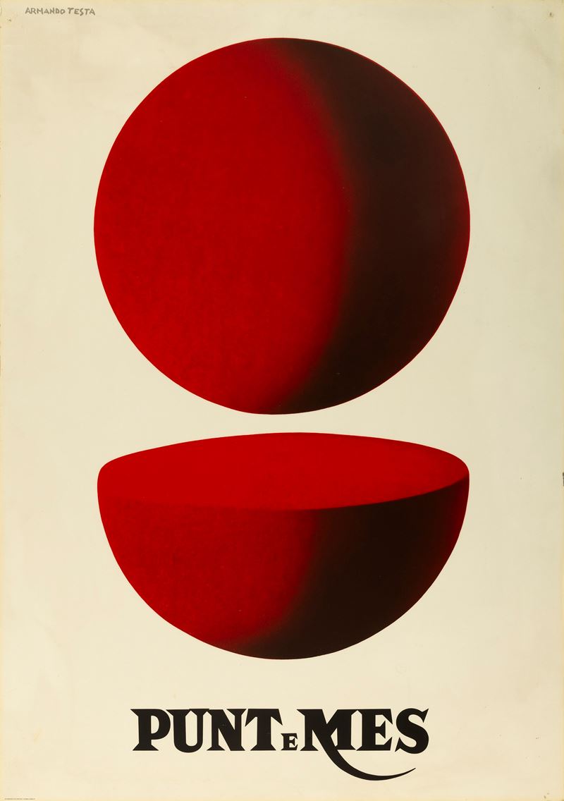 Armando Testa : Punt e Mes  - Auction Vintage Posters and Collectible - Cambi Casa d'Aste