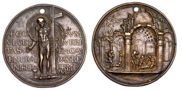 AUSTRIA. FERDINANDO I D'ASBURGO, 1521-1564. Medaglia in bronzo.