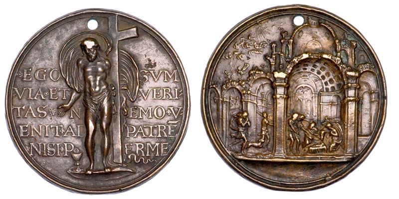 AUSTRIA. FERDINANDO I D'ASBURGO, 1521-1564. Medaglia in bronzo.  - Auction Numismatics - Medals and popes - II - Cambi Casa d'Aste