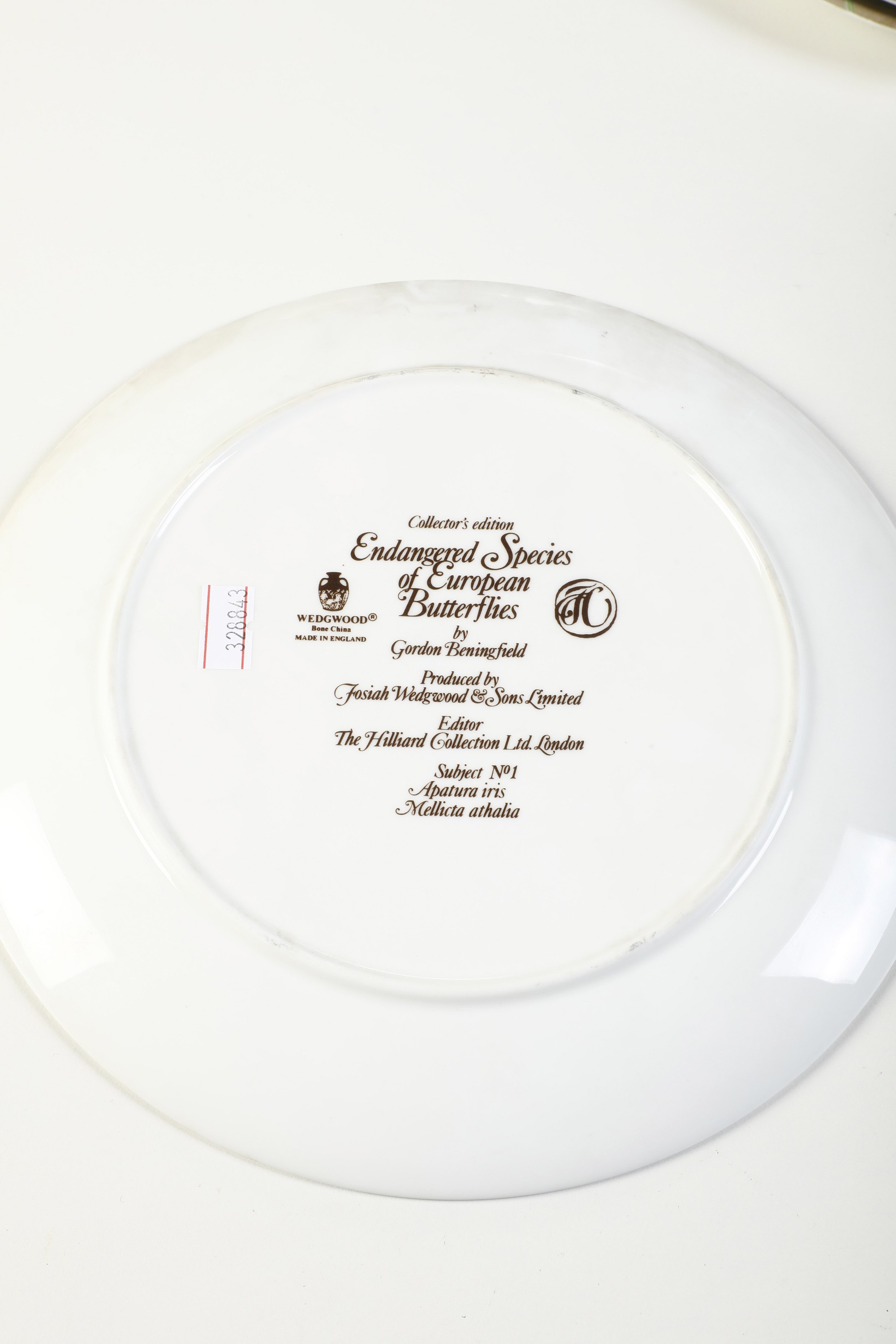 Dodici Piatti "endangered Species".inghilterra, Wedgwood, Seconda Metà del XX Secolo.