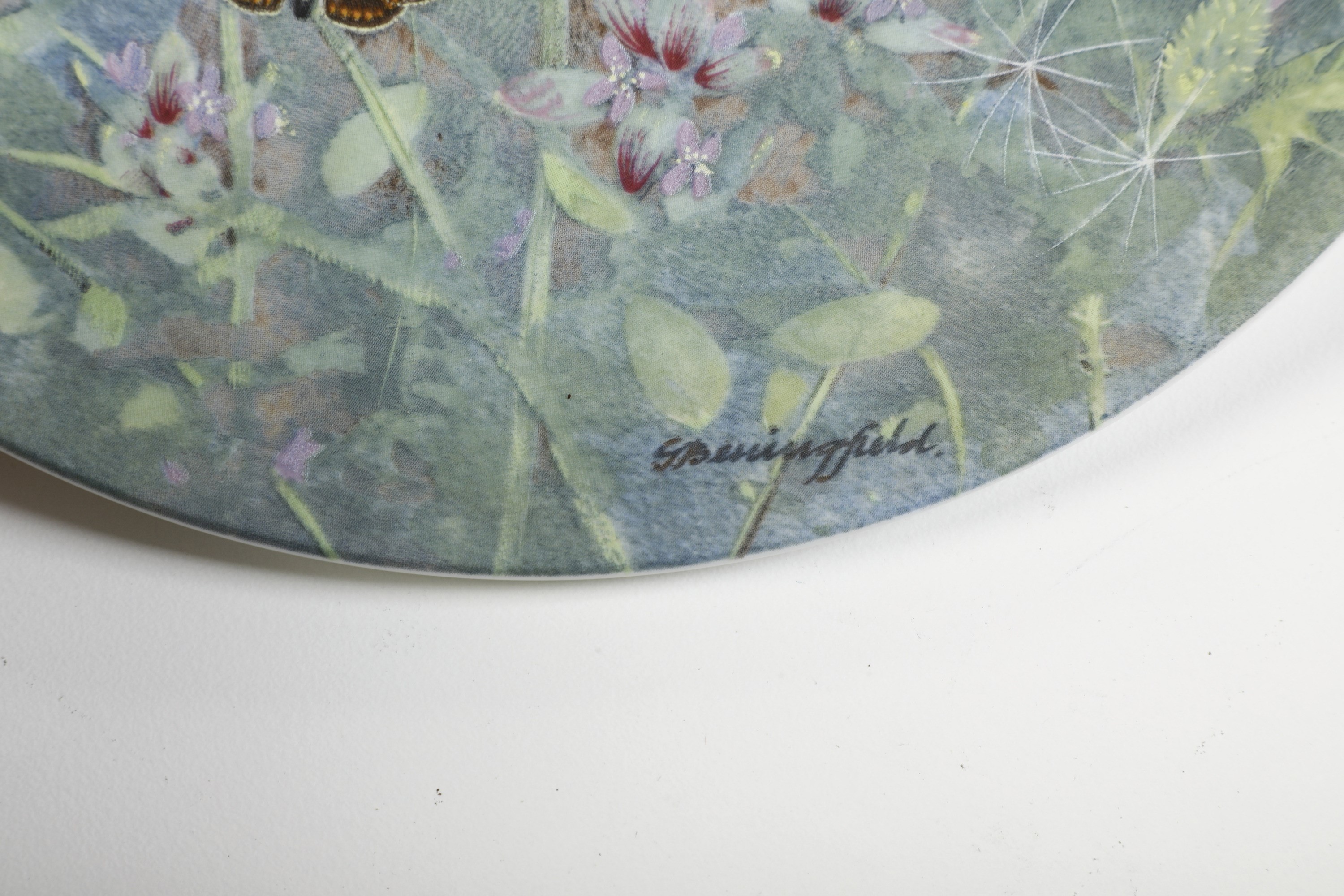Dodici Piatti "endangered Species".inghilterra, Wedgwood, Seconda Metà del XX Secolo.