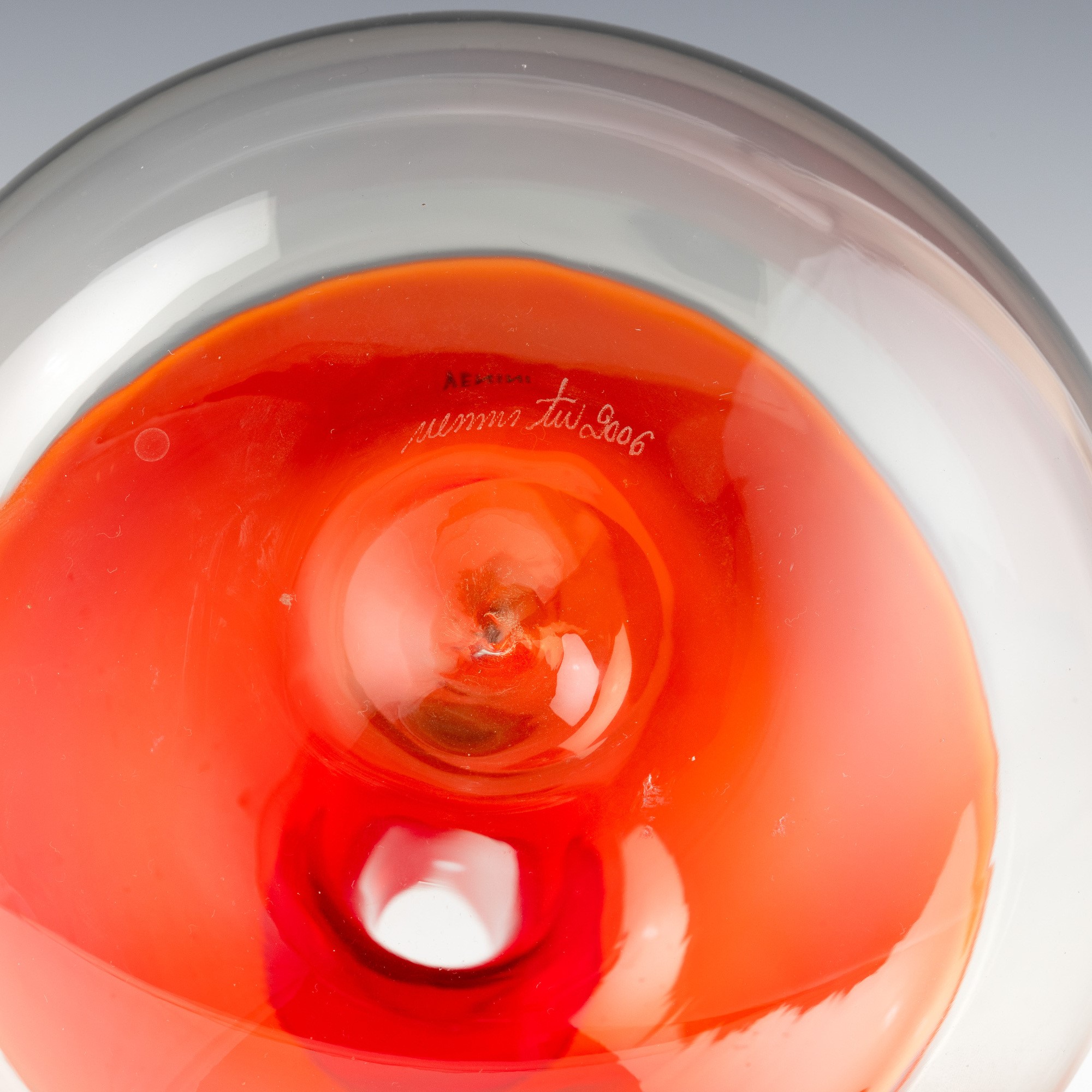 Tapio Wirkkala - Vaso Murano “Bolle” in vetro soffiato a incalmo