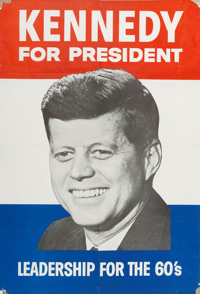 Anonimo : Kennedy for President  - Auction Vintage Posters and Collectible - Cambi Casa d'Aste