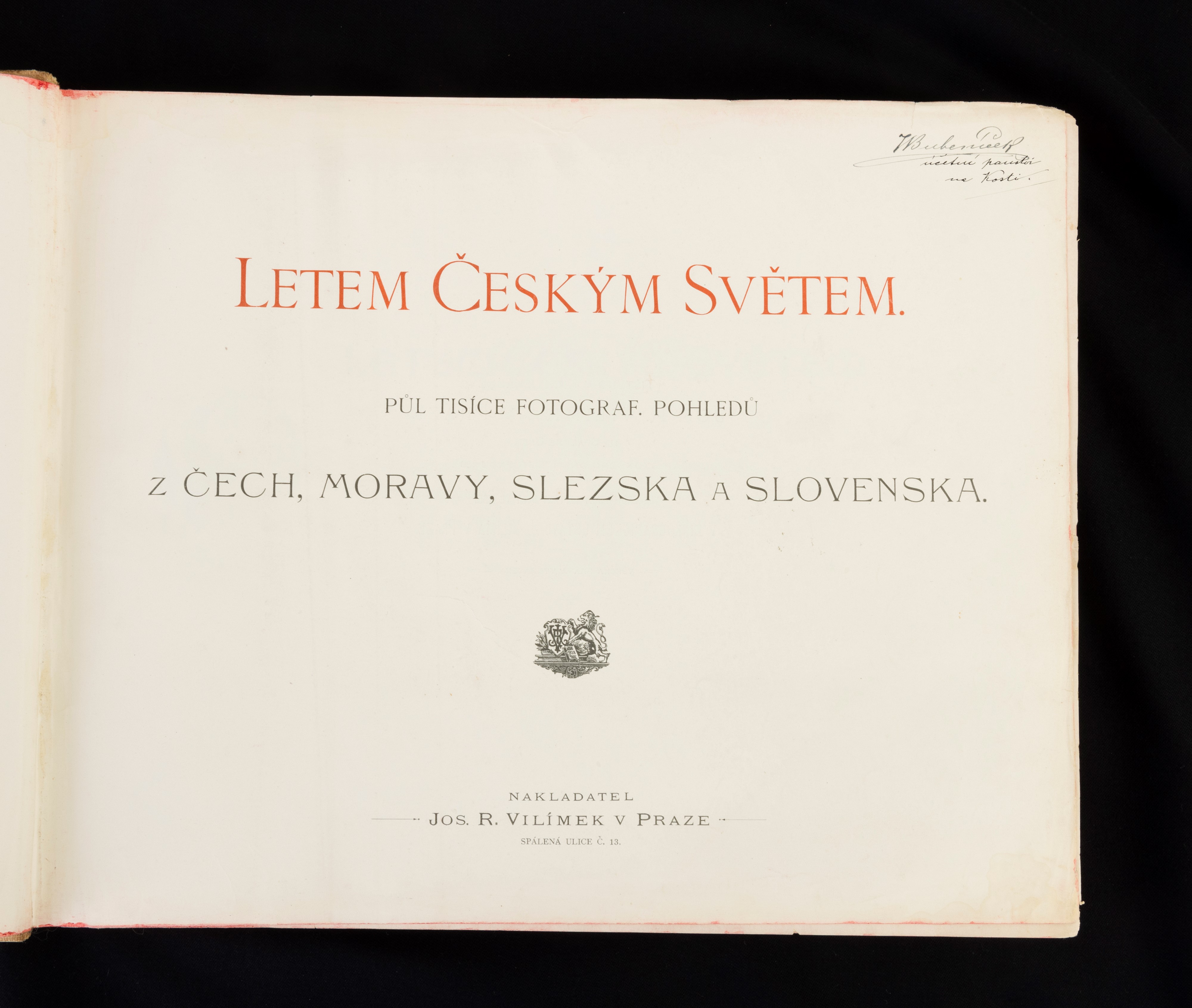 Alphonse Mucha - Libro "letem českýM Světem"