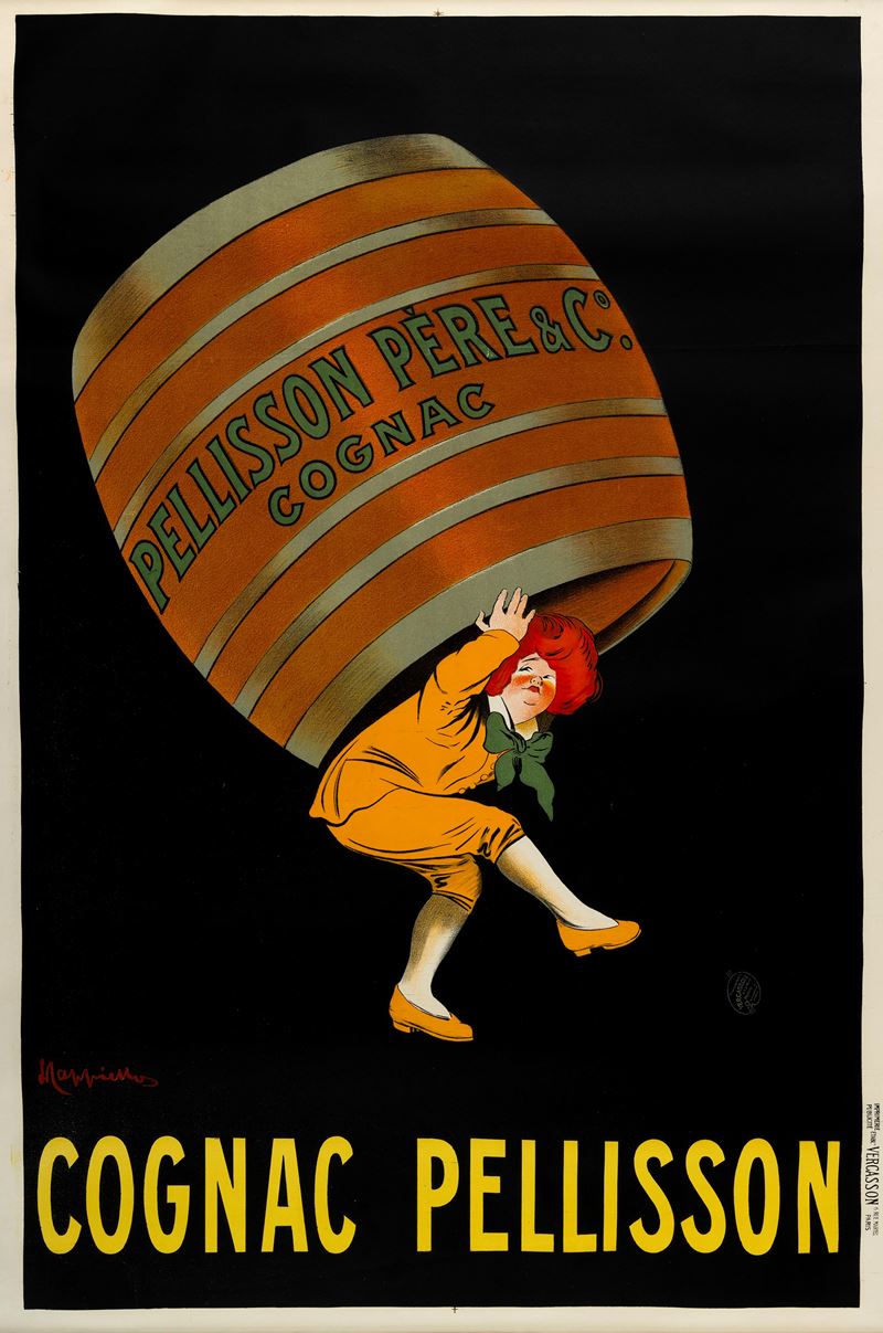 Leonetto Cappiello : Cognac Pellisson  - Auction Vintage Posters and Collectible - Cambi Casa d'Aste