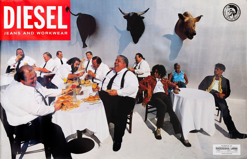 Joakim Jonason : Diesel Jeans, “For successful living”  - Asta Manifesti e Collectible - Cambi Casa d'Aste