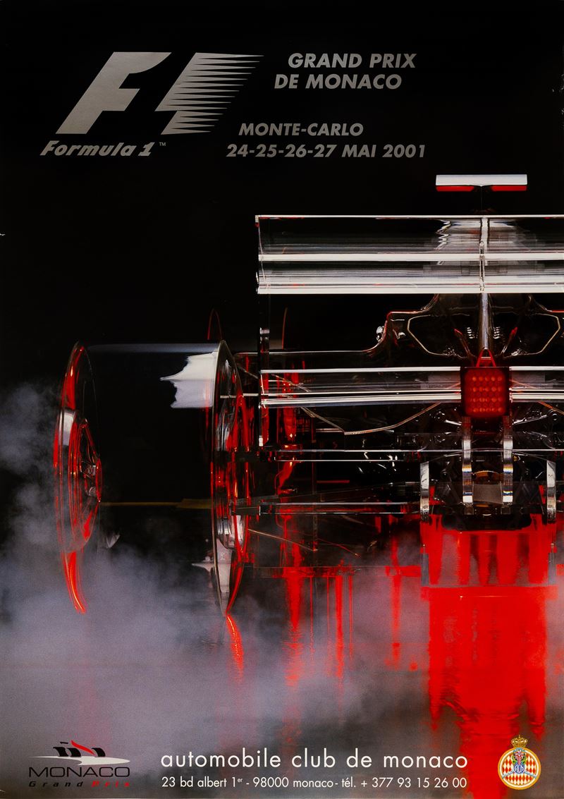 Anonimo : Grand Prix Monaco 2001  - Asta Manifesti e Collectible - Cambi Casa d'Aste