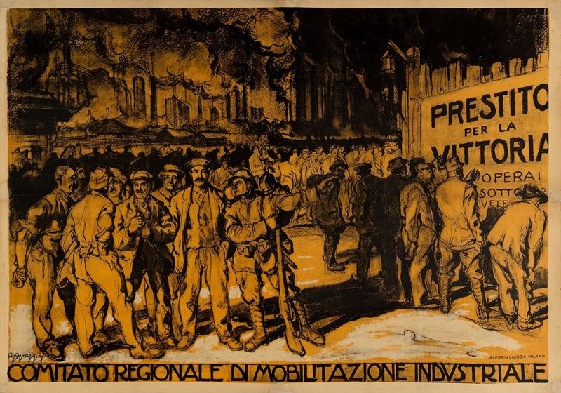 Giovanni Greppi : Prestito per la Vittoria  - Asta Manifesti e Collectible - Cambi Casa d'Aste