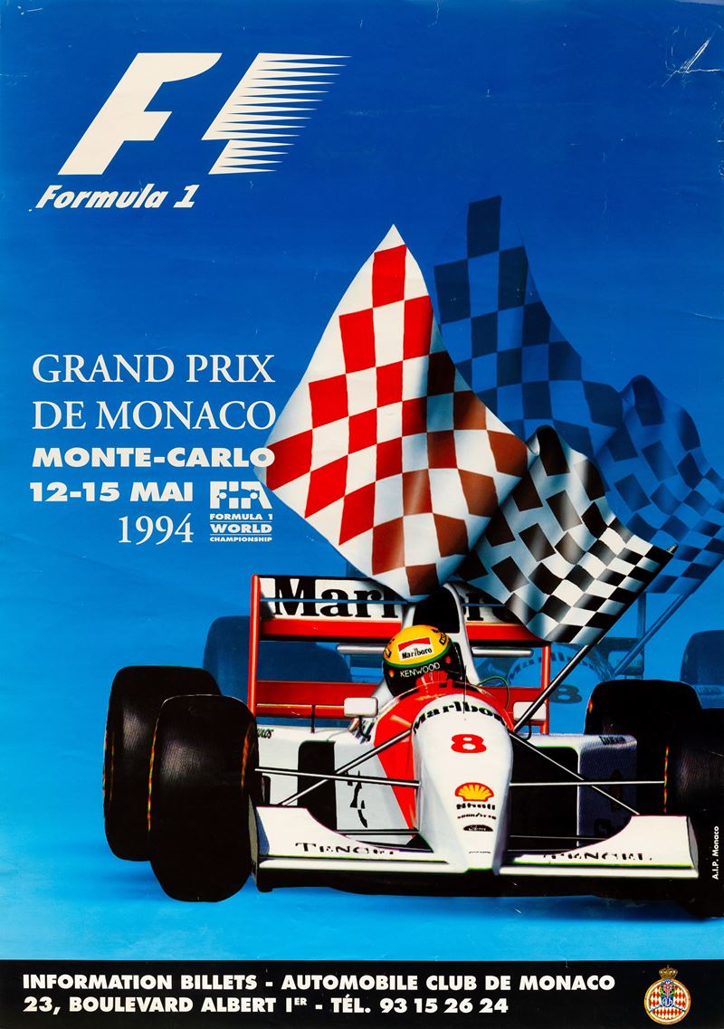 Anonimo : Grand Prix Monaco  - Auction Posters and Collectables - Cambi Casa d'Aste