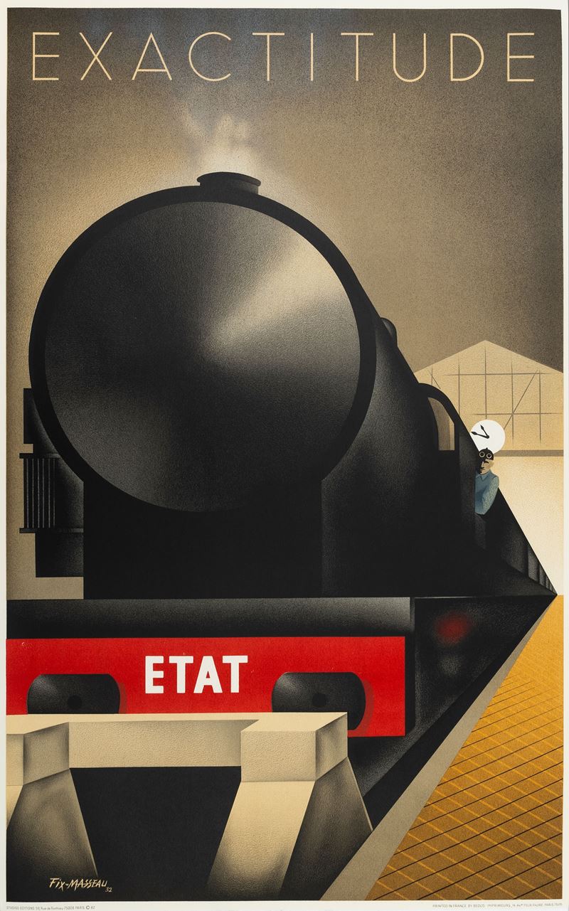 Pierre Fix Masseau : ETAT  - Asta Manifesti e Collectible - Cambi Casa d'Aste
