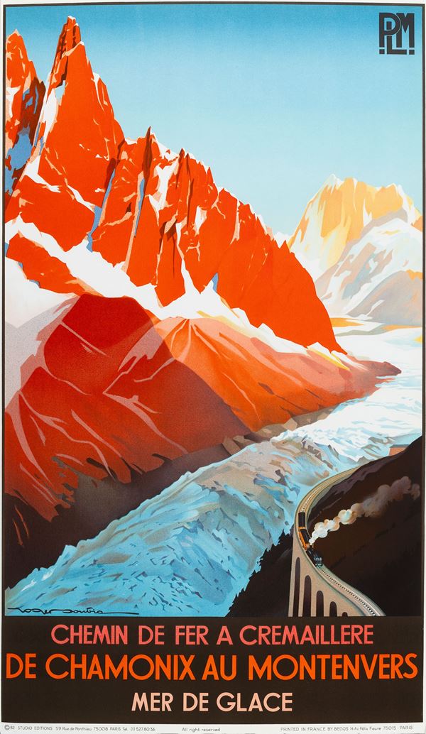 Chemin De fer a Cremaillere - De Chamonix Au Montevers -Mer De Glace