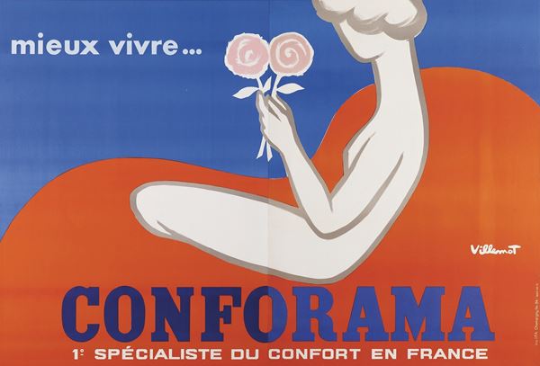 Bernard Villemot - Conforama - spécialiste du confort en France