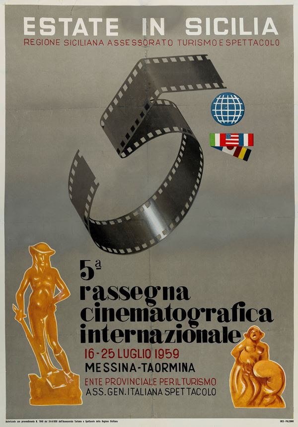 Taormina (Messina)  5ª Rassegna Cinematografica Internazionale, 1959