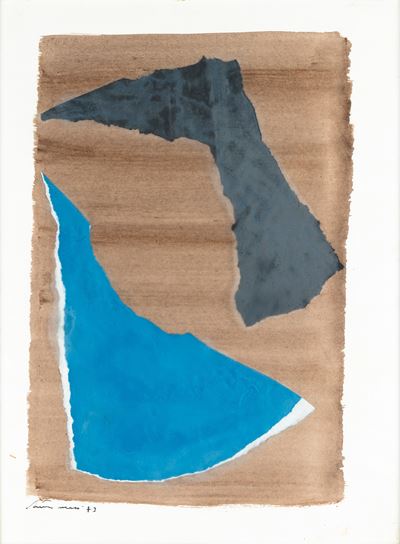 Composizione, gouache e collage