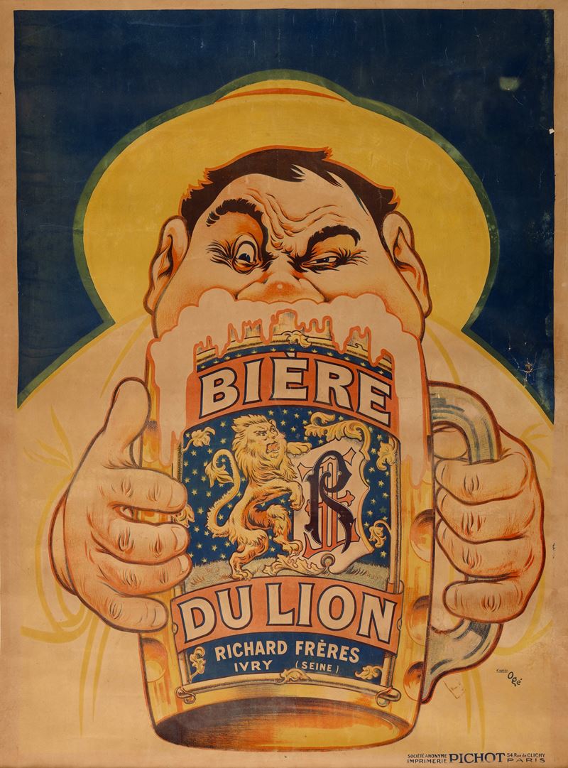 Richard Freres : Biere du Lion  - Asta Manifesti d'Epoca e Collectible - Cambi Casa d'Aste