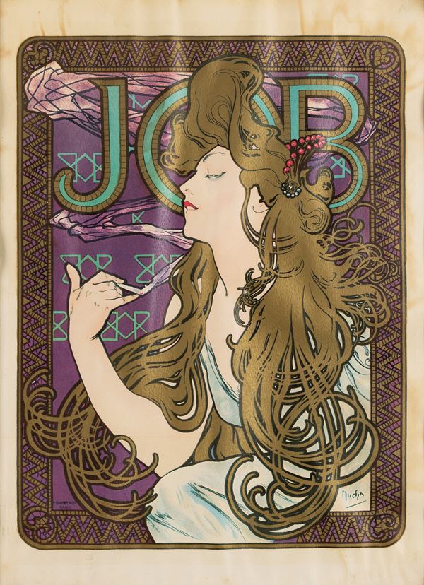Alphonse Mucha - Job cigarette papers