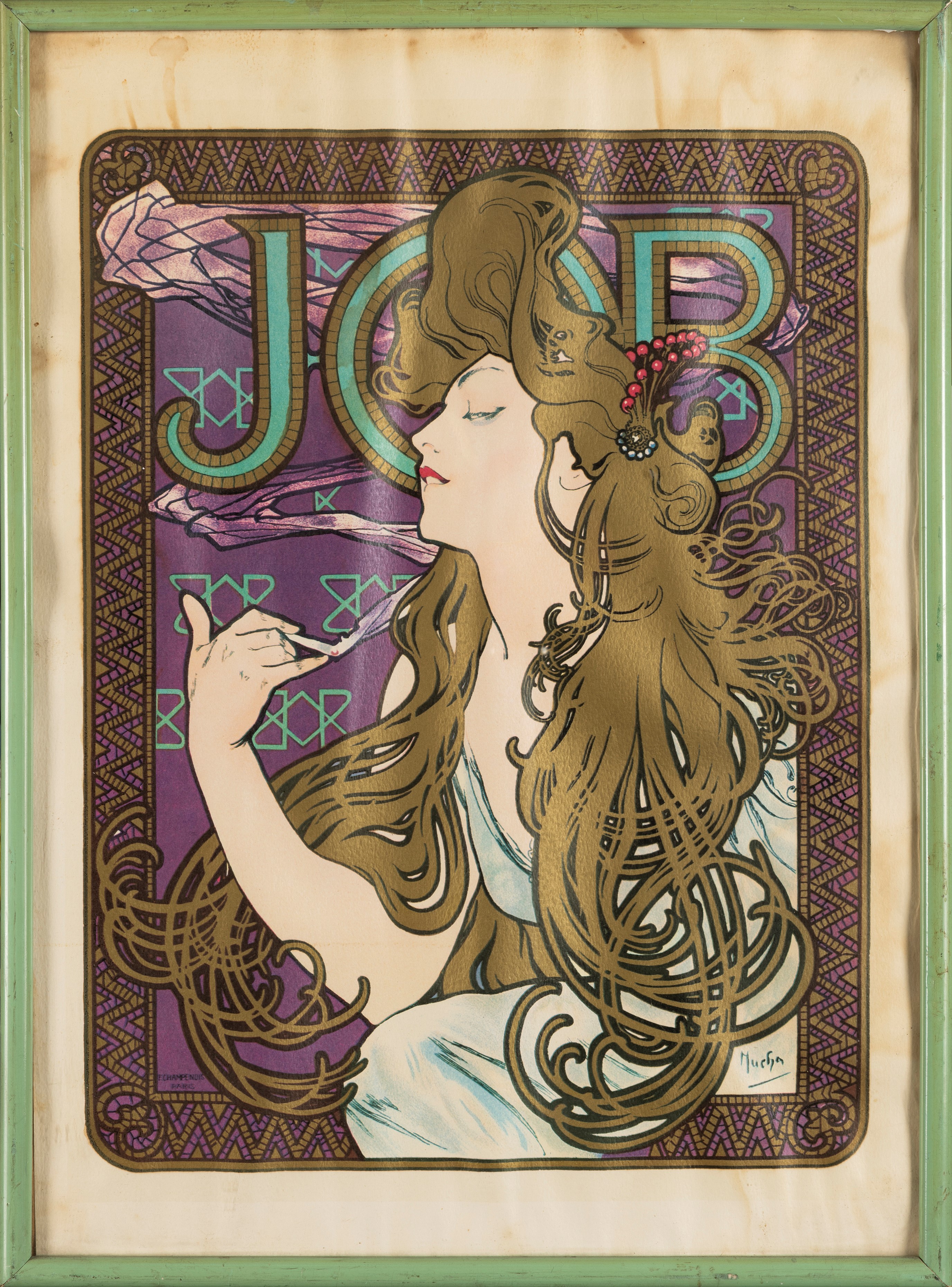 Alphonse Mucha - Job Cigarette Papers