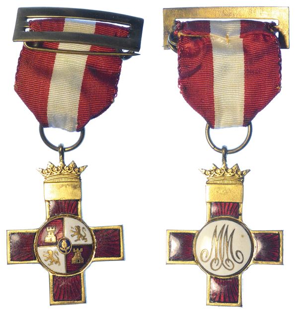 SPAGNA. Croce al Merito Militare, 1864 ad oggi.