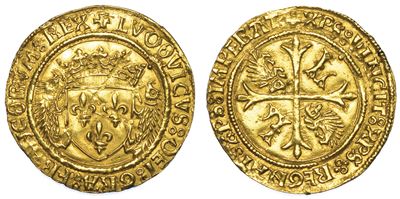 Francia. Louis XII, 1498-1514. Scudo D’oro del Porcospino.