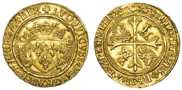FRANCIA. LOUIS XII, 1498-1514. Scudo d’oro del porcospino.