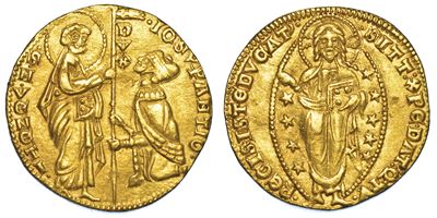 Venezia. Giovanni Soranzo (51° Doge: 1312-1328). Ducato.