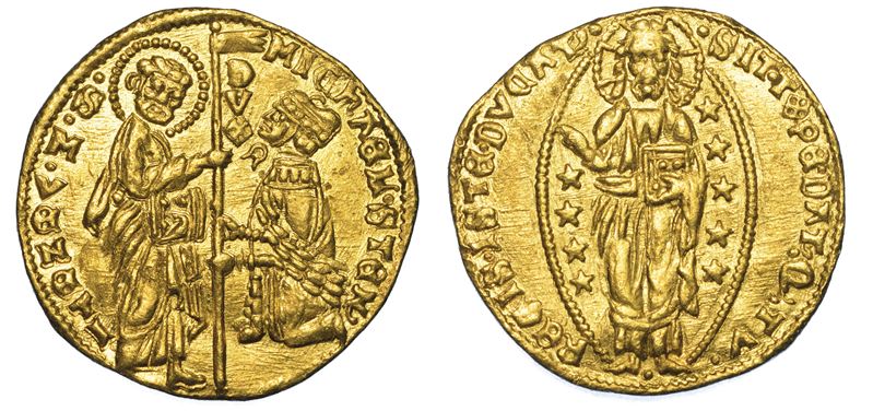 VENEZIA. MICHELE STENO (63° doge: 1400-1413). Ducato.  - Asta Numismatica - I - Cambi Casa d'Aste