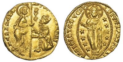 Venezia. Francesco Foscari (65° Doge: 1423-1457). Ducato.