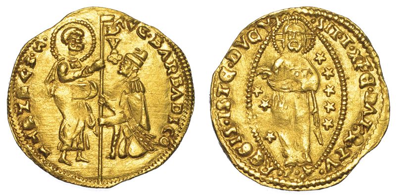 VENEZIA. AGOSTINO BARBARIGO (74° doge: 1486-1501). Ducato.  - Auction Numismatics - I - Cambi Casa d'Aste