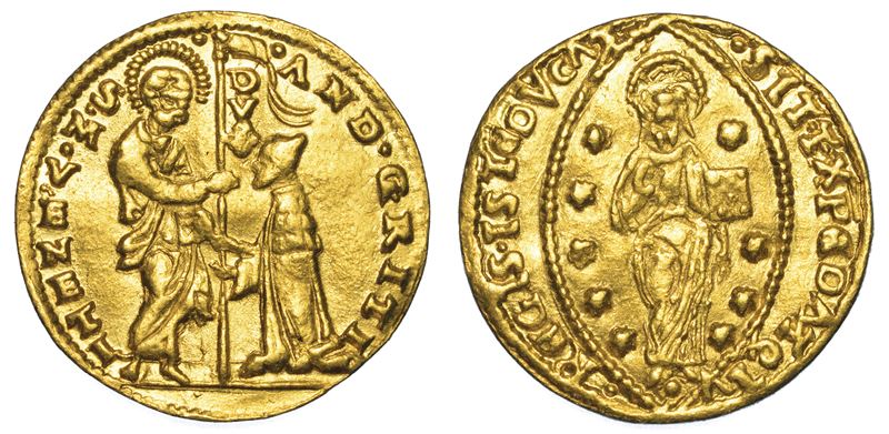 VENEZIA. ANDREA GRITTI (77° doge: 1523-1539). Ducato.  - Auction Numismatics - I - Cambi Casa d'Aste