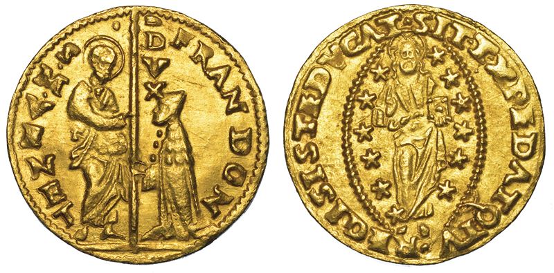 VENEZIA. FRANCESCO DONÀ (79° doge: 1545-1553). Zecchino.  - Asta Numismatica - I - Cambi Casa d'Aste