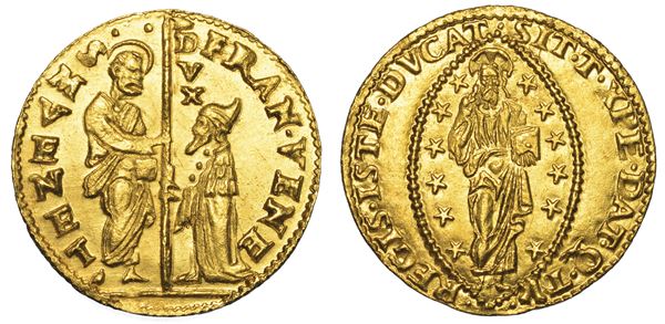 VENEZIA. FRANCESCO VENIER (81° doge: 1554-1556). Zecchino.