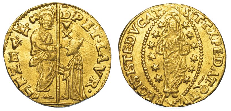 VENEZIA. PIETRO LOREDAN (84° doge: 1567-1570). Zecchino.  - Auction Numismatics - I - Cambi Casa d'Aste