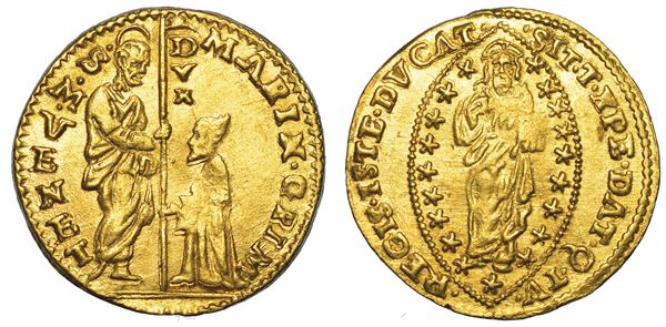 VENEZIA. MARINO GRIMANI (89° doge: 1595-1605). Zecchino.