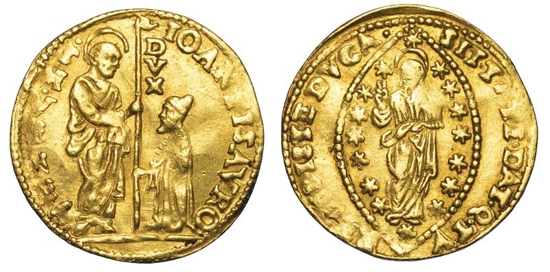 VENEZIA. GIOVANNI PESARO (103° doge: 1658-1659). Zecchino.  - Asta Numismatica - I - Cambi Casa d'Aste