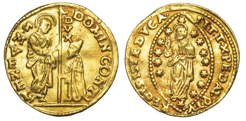 VENEZIA. DOMENICO CONTARINI (104° doge: 1659-1675). Zecchino.  - Asta Numismatica - I - Cambi Casa d'Aste