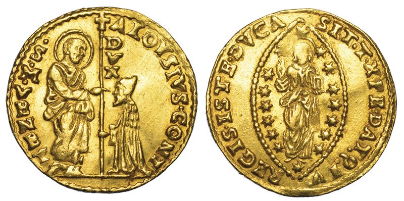 VENEZIA. ALVISE CONTARINI (106° doge: 1676-1684). Zecchino.  - Asta Numismatica - I - Cambi Casa d'Aste