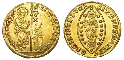 Venezia. Alvise Mocenigo II (110° Doge: 1700-1709). Zecchino.