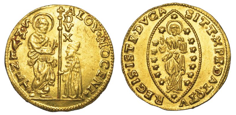 VENEZIA. ALVISE MOCENIGO II (110° doge: 1700-1709). Zecchino.  - Asta Numismatica - I - Cambi Casa d'Aste