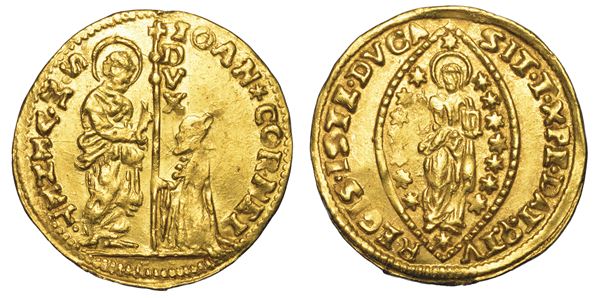 VENEZIA. GIOVANNI II CORNER (111° doge: 1709-1722). Zecchino.