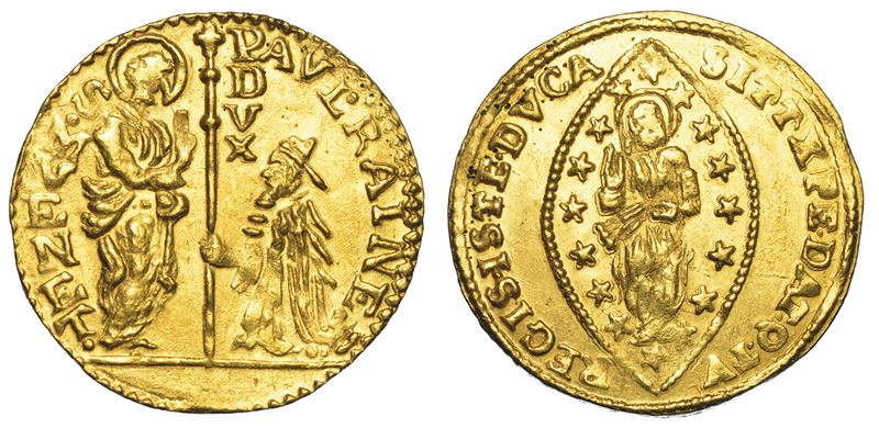 VENEZIA. PAOLO RENIER (119° doge: 1779-1789). Zecchino.  - Auction Numismatics - I - Cambi Casa d'Aste