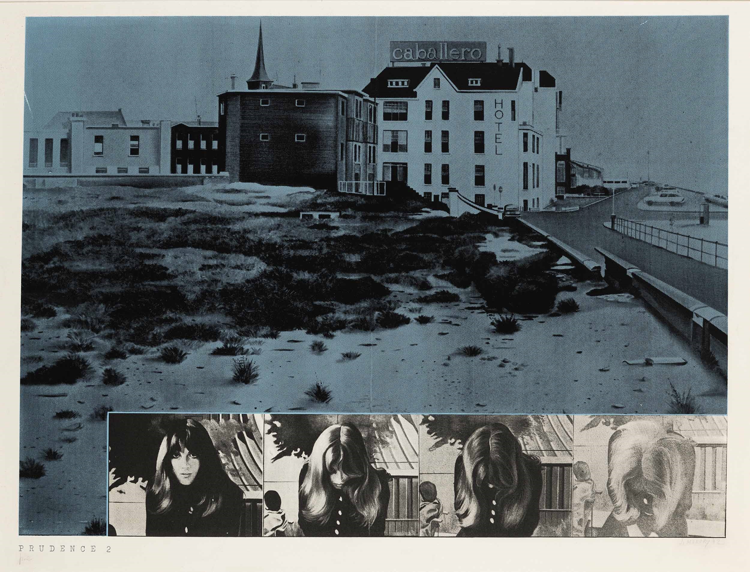 Jacques Monory - Prudence 2, serigrafia, 1972