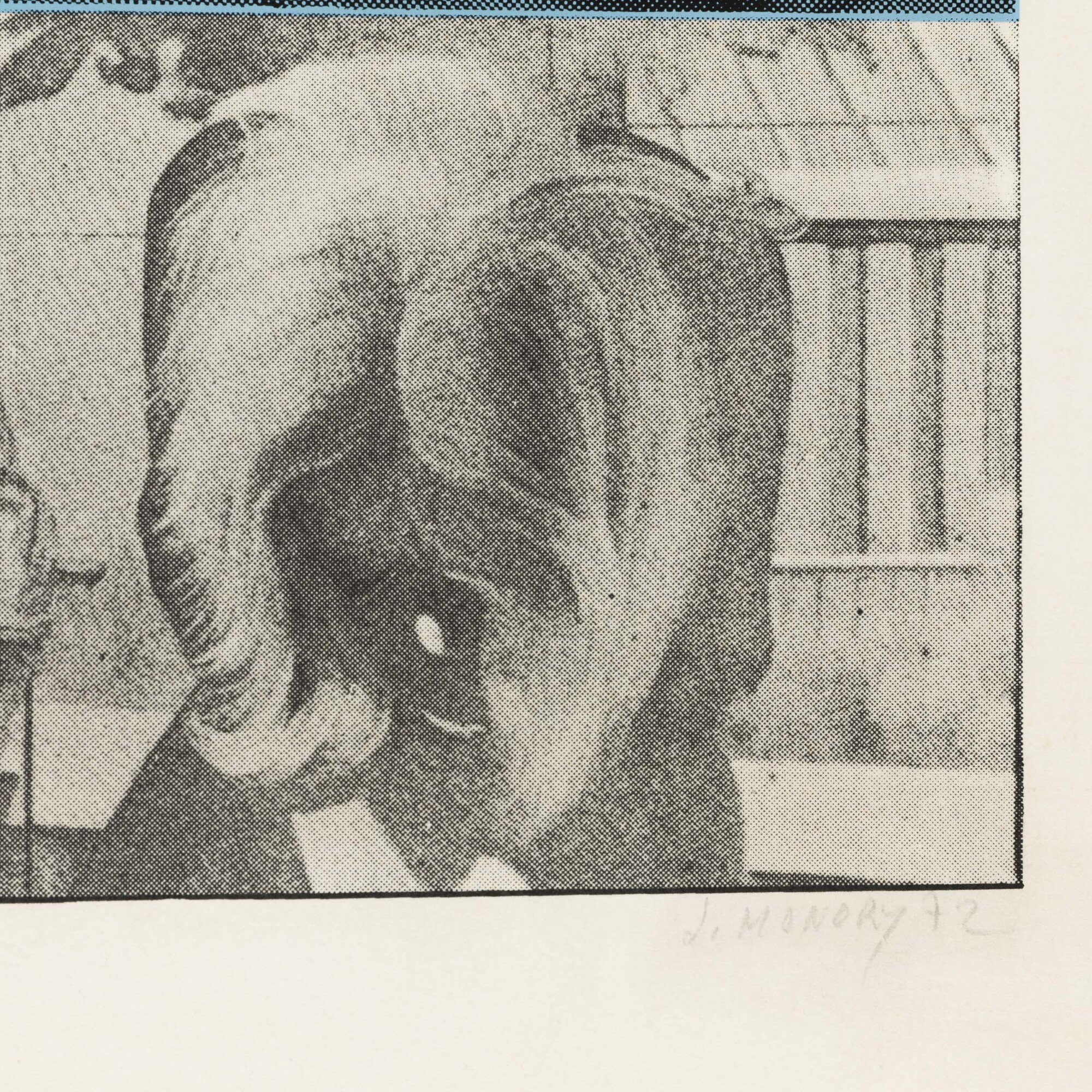 Jacques Monory - Prudence 2, serigrafia, 1972
