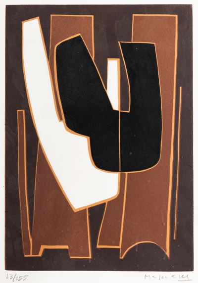 La passeggiata, serigrafia