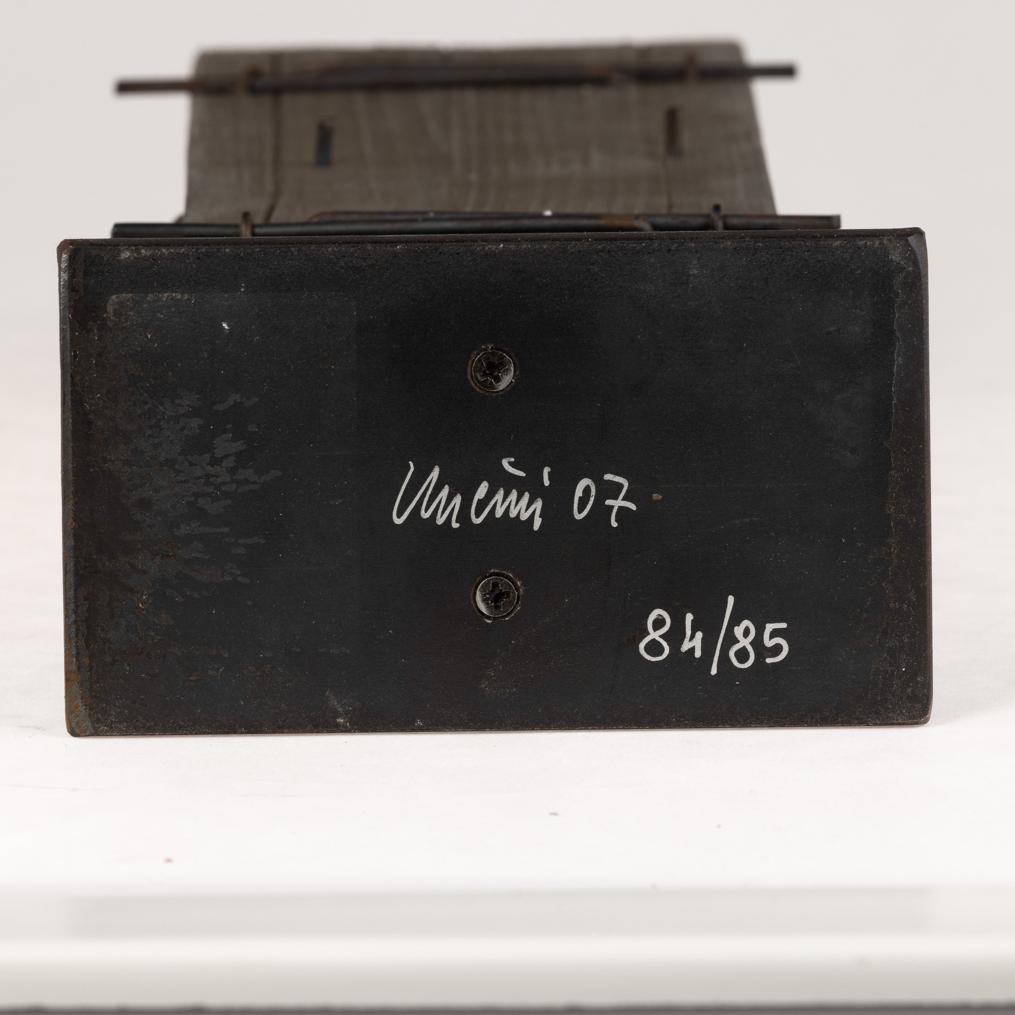 Giuseppe Uncini - Senza Titolo (cemento, ferro e legno, 2007)