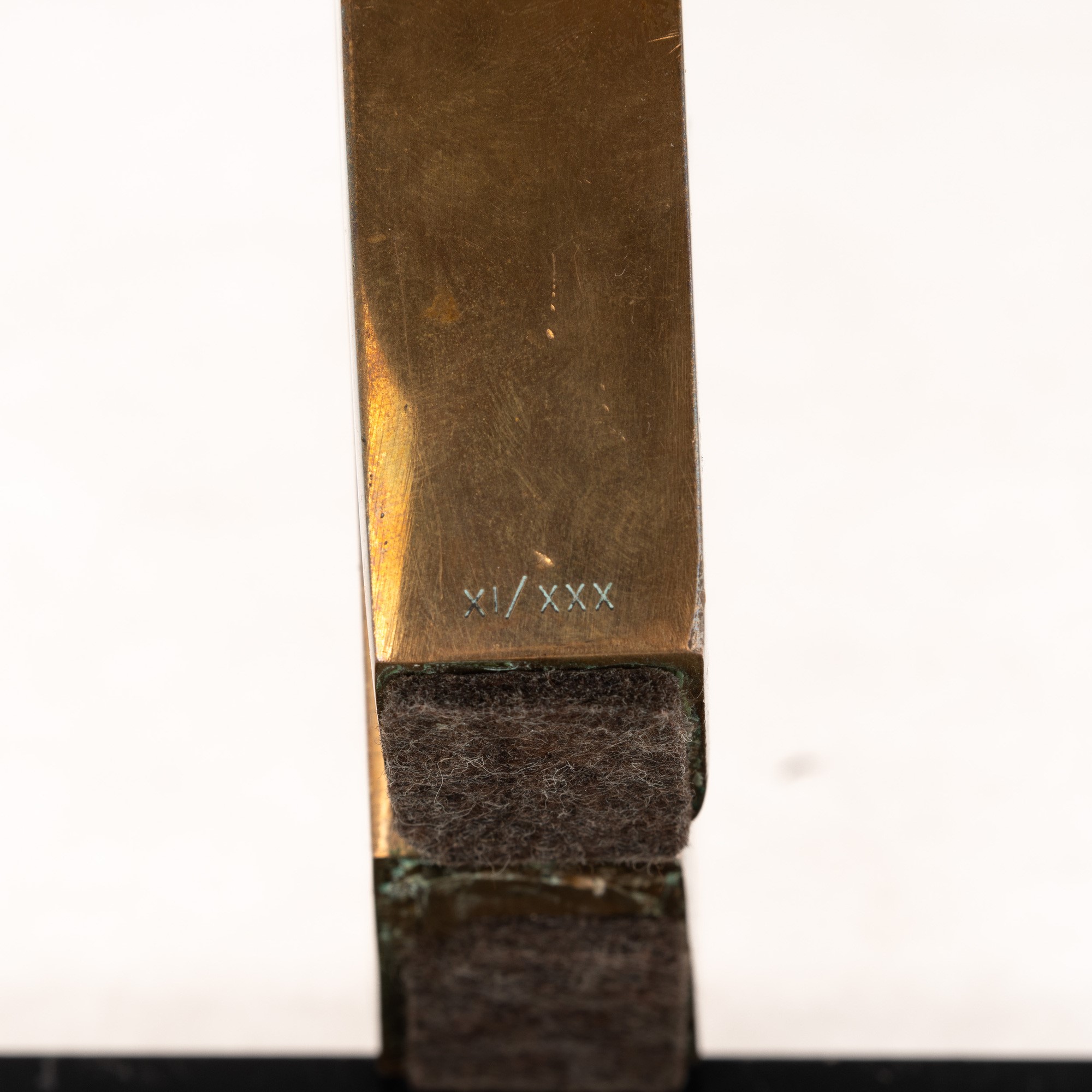 Alberto Viani - Bagnante - scultura in bronzo dorato